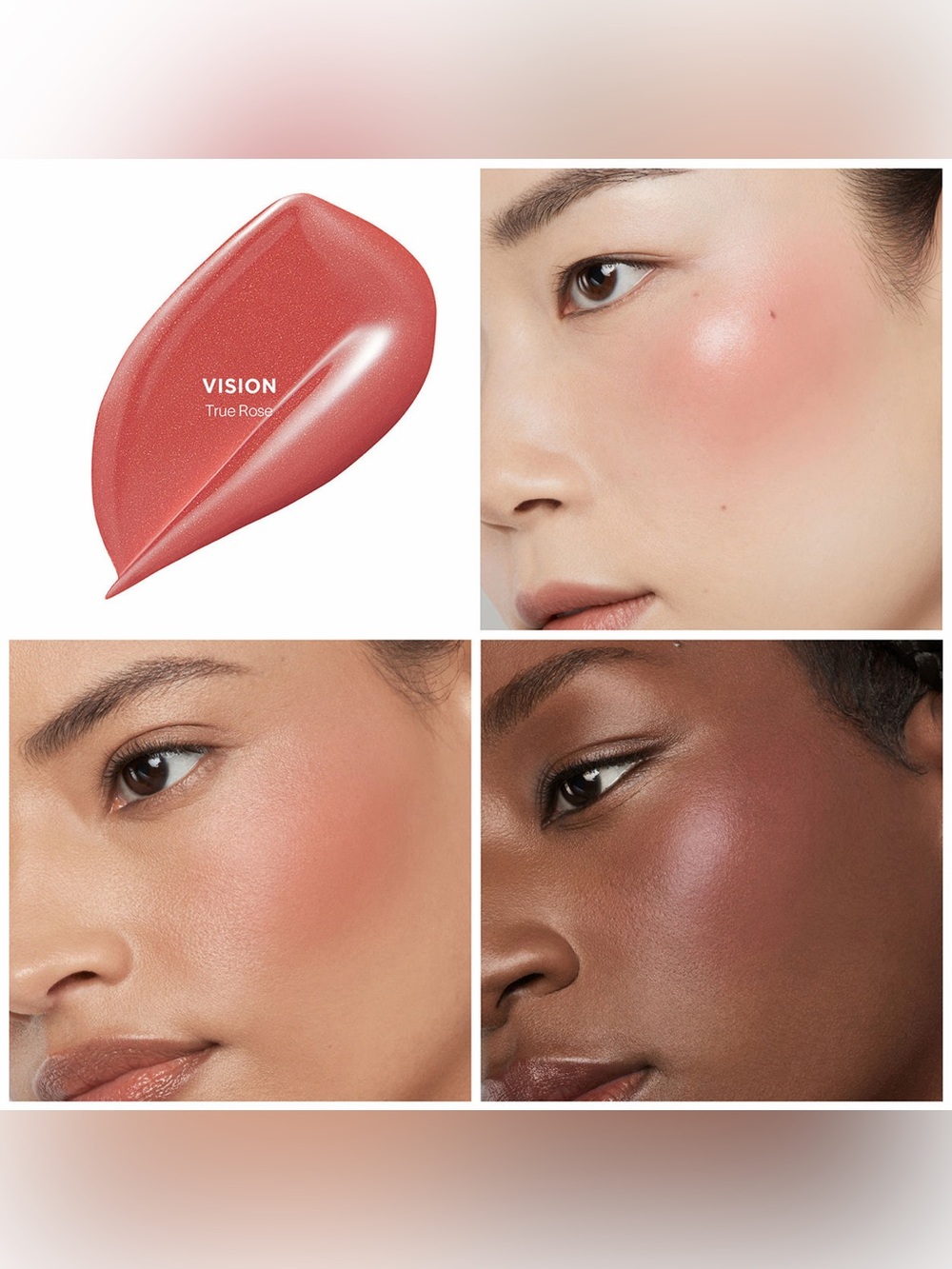 Hourglass Unreal Liquid Blush Vision True Rose 10.3ml .34 fl oz New in Box